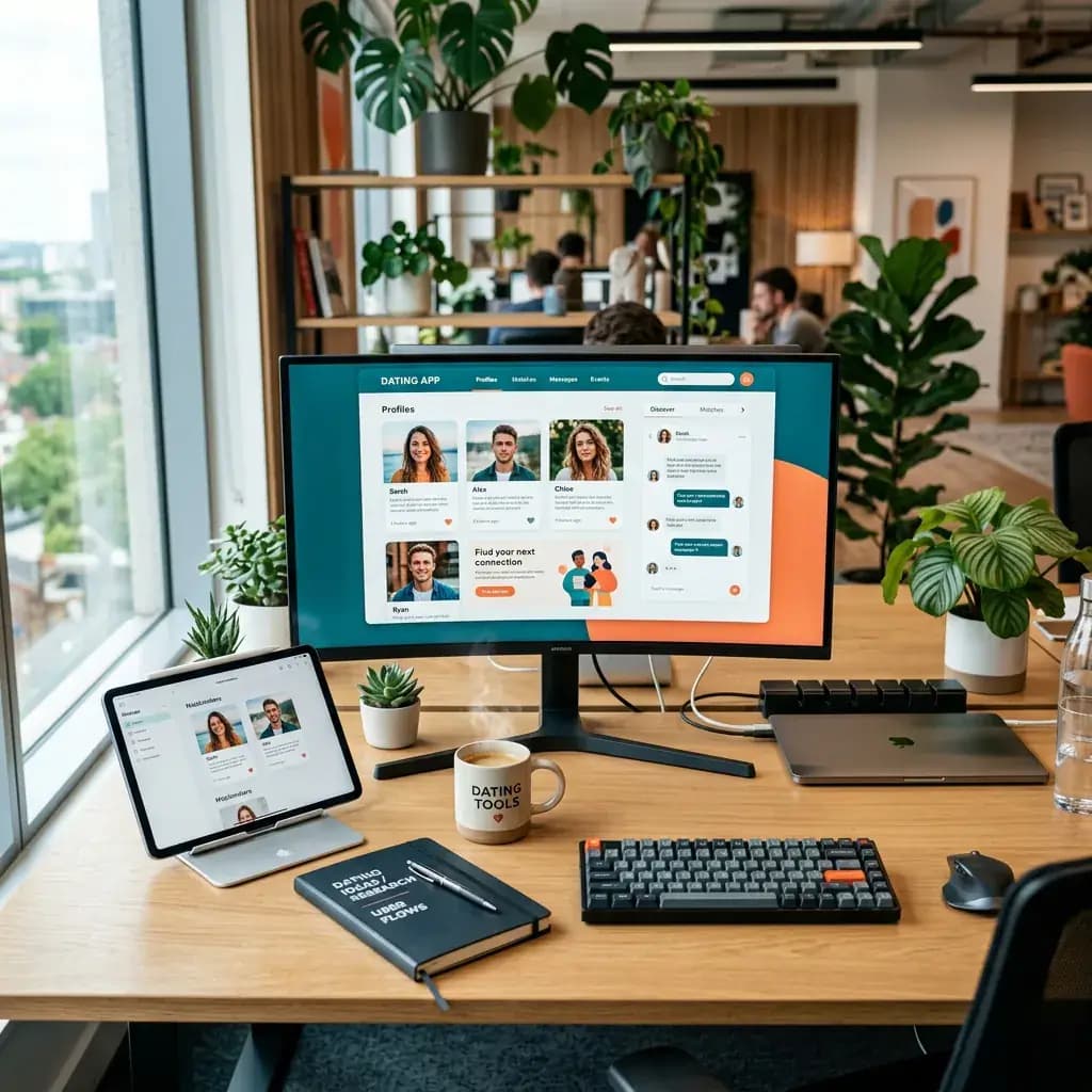 Modern creative workspace behind the WebX team